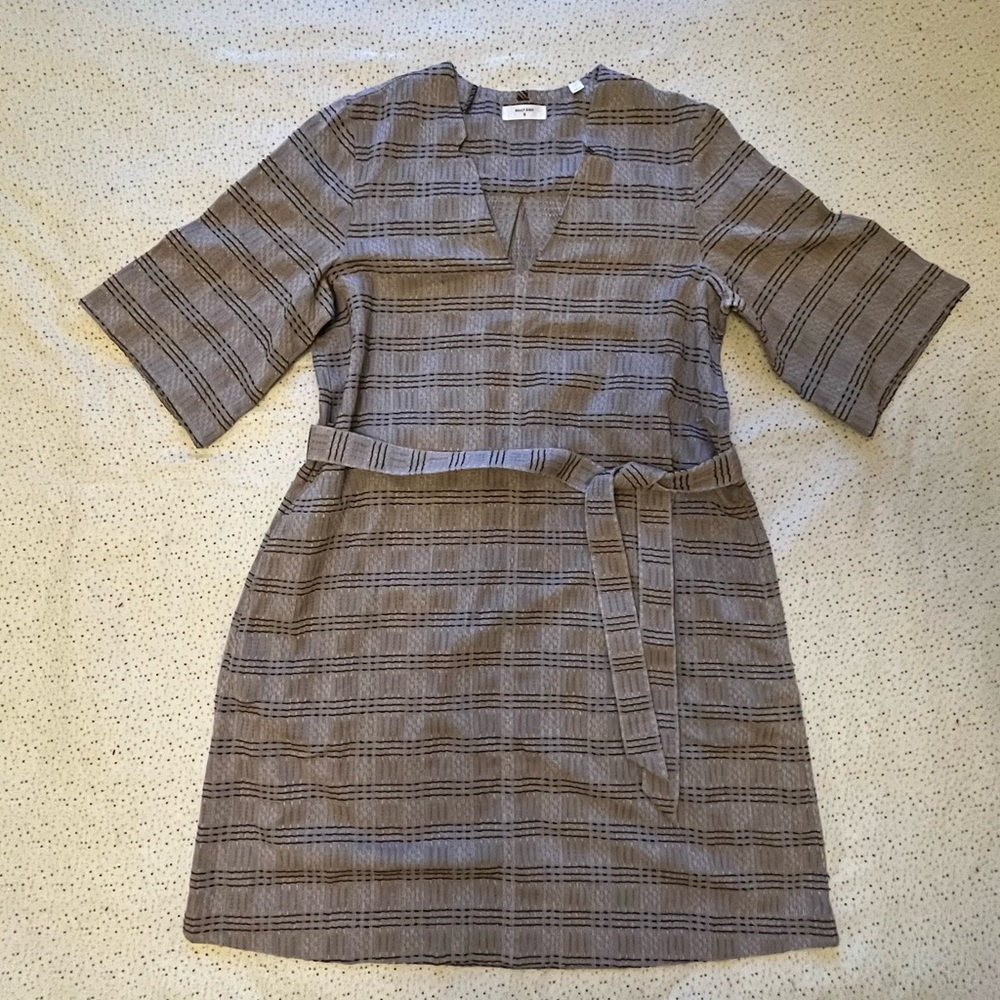 Billy Reid Relaxed Stitched Belted Dress